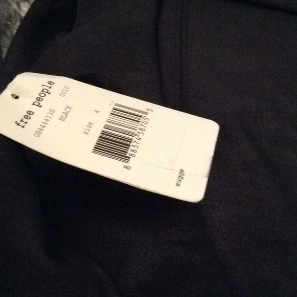 NWT Free People Moonlight Black Romper - Picture 6 of 6